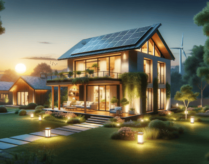 A modern, energy-efficient home